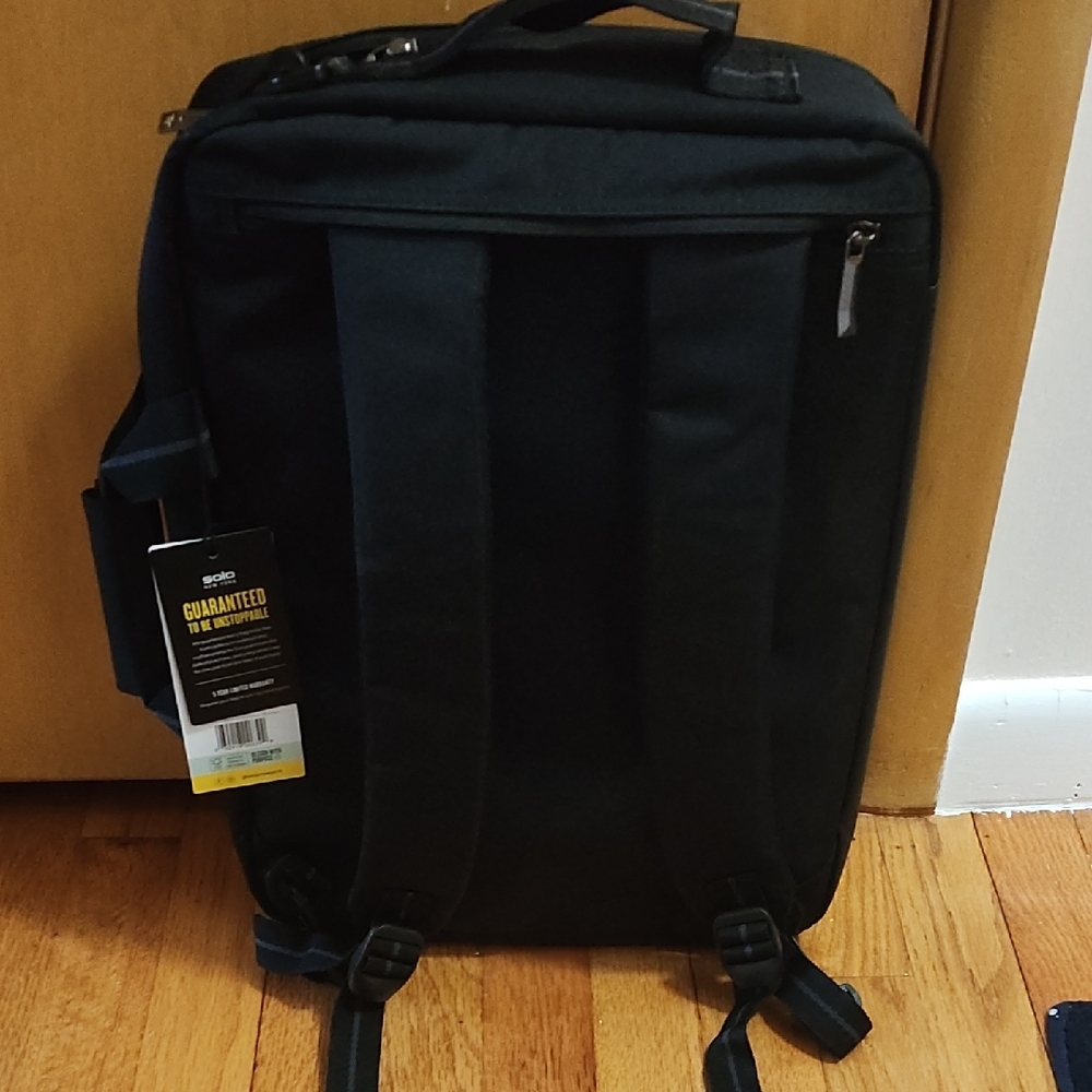 Black Hybrid Briefcase - Picture 2 of 7